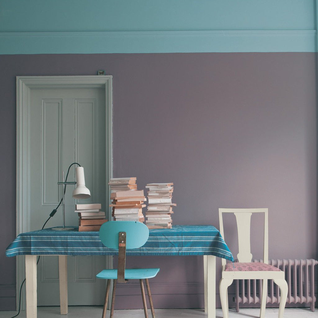 Room painted in Farrow & Ball Brassica No.271 paint