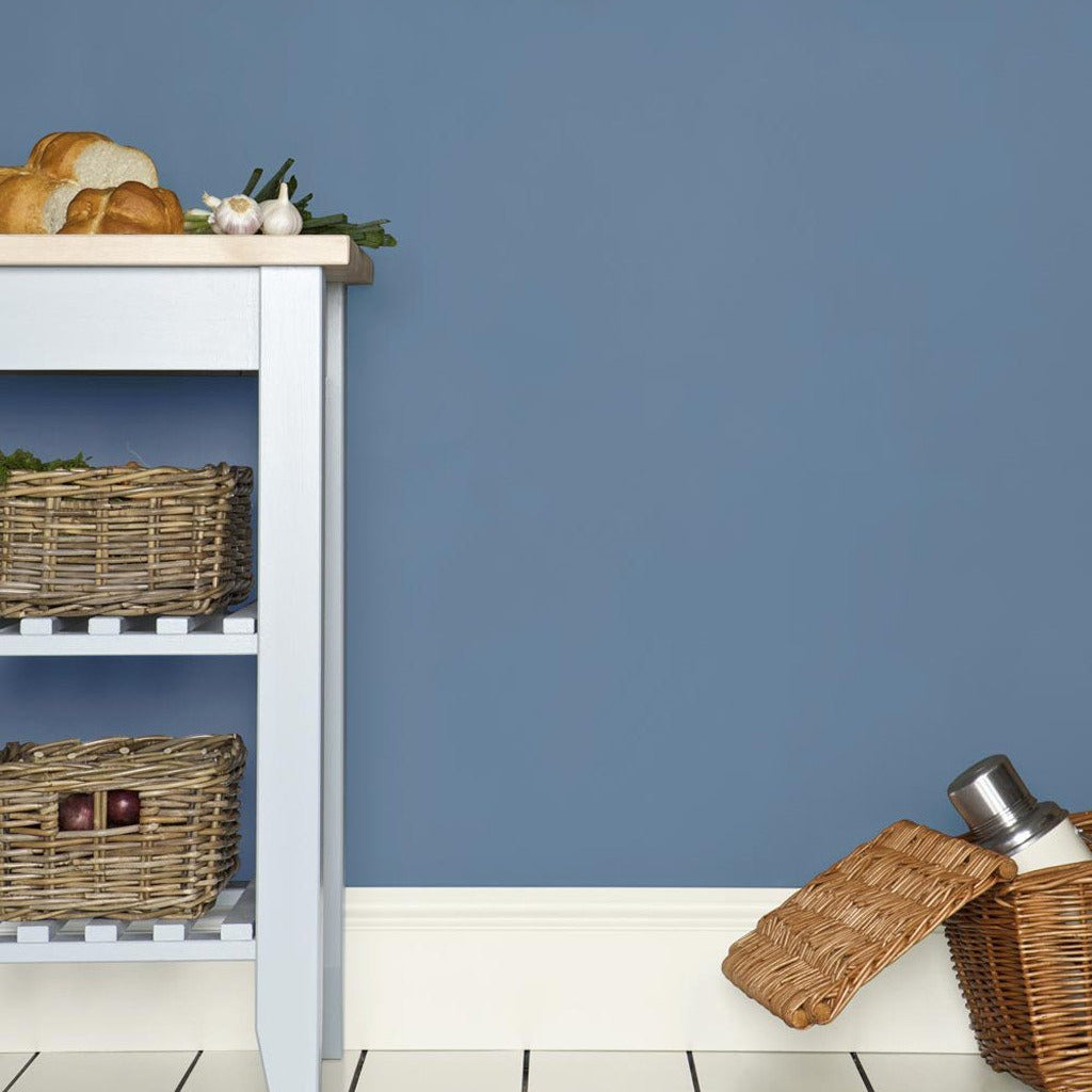 Farrow & Ball Cook's Blue No.237 paint colour in open paint tin