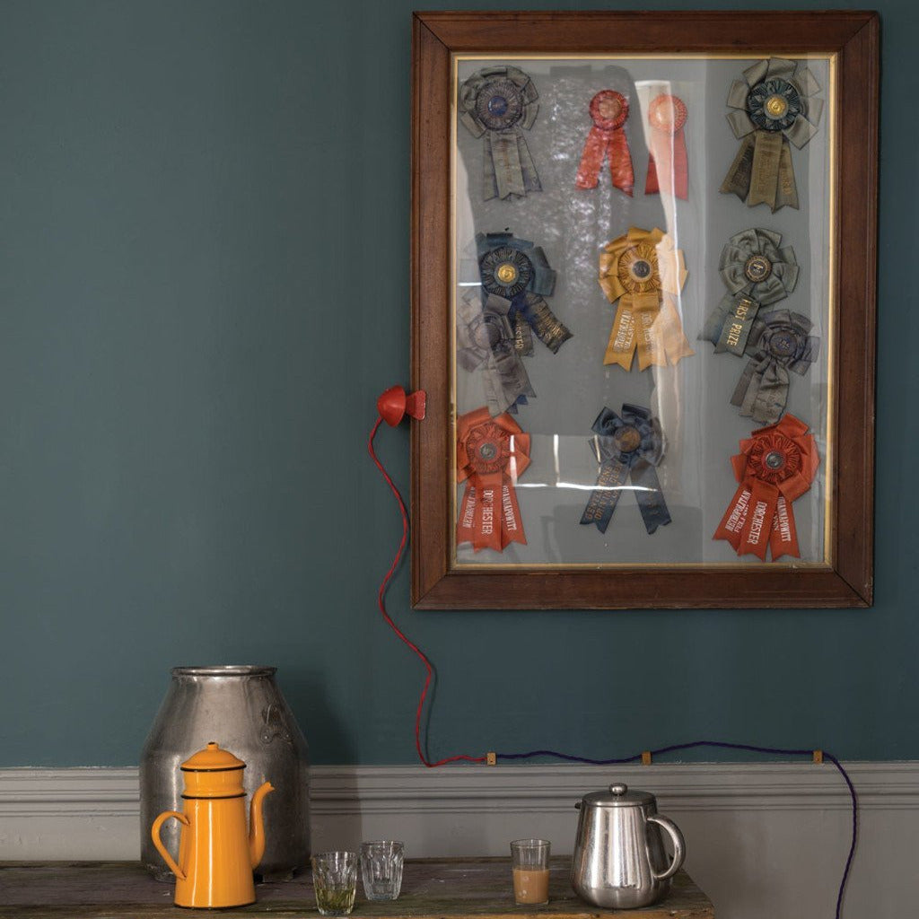 Farrow & Ball Inchyra Blue No.289 painted wall