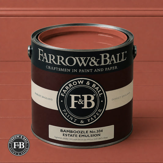 Farrow & Ball Bamboozle No.304 paint colour in open paint tin