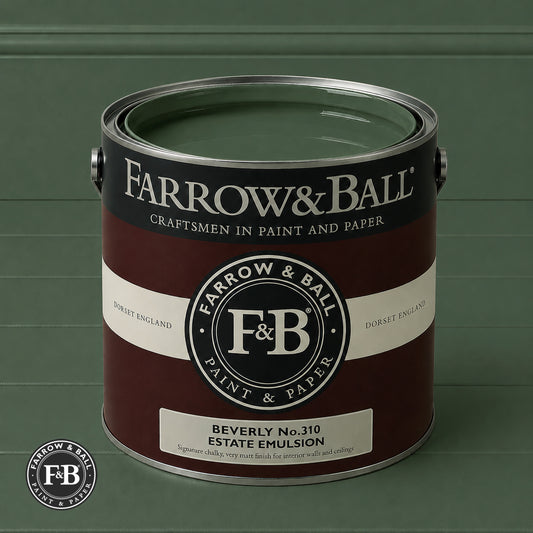 Farrow & Ball Beverly No.310 paint colour in open paint tin