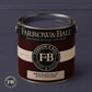 Farrow & Ball Bible Black No.225 paint colour in open paint tin