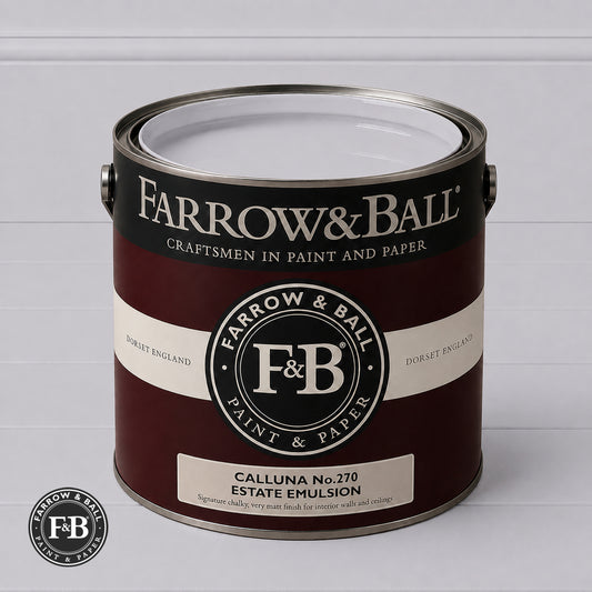 Farrow & Ball Calluna No.270 paint colour in open paint tin