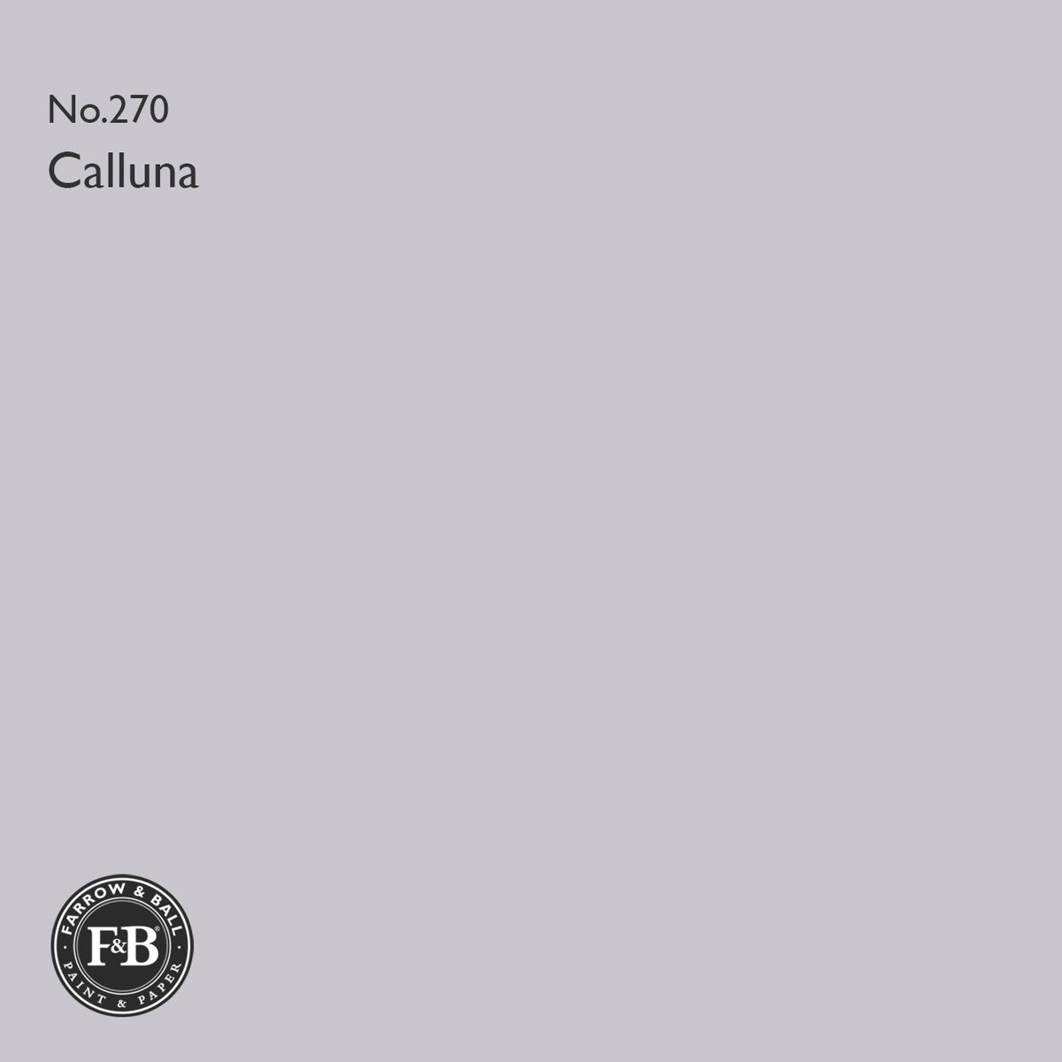 Farrow & Ball Calluna No.270 paint colour swatch