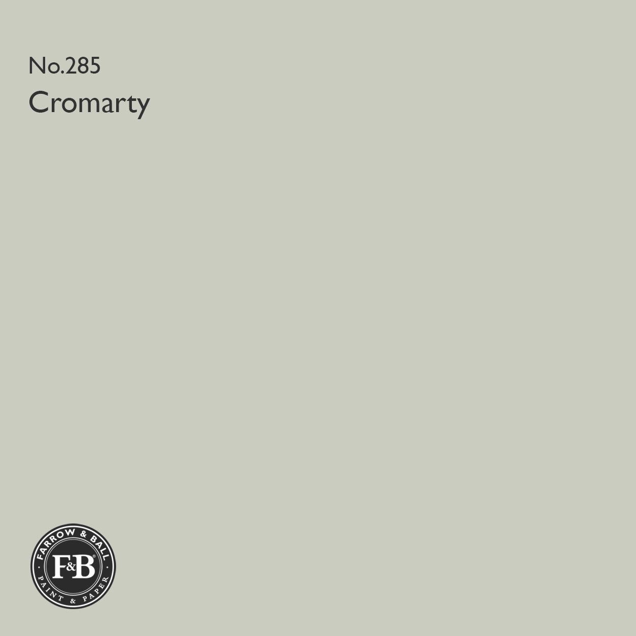 Farrow & Ball Cromarty No.285 paint colour swatch
