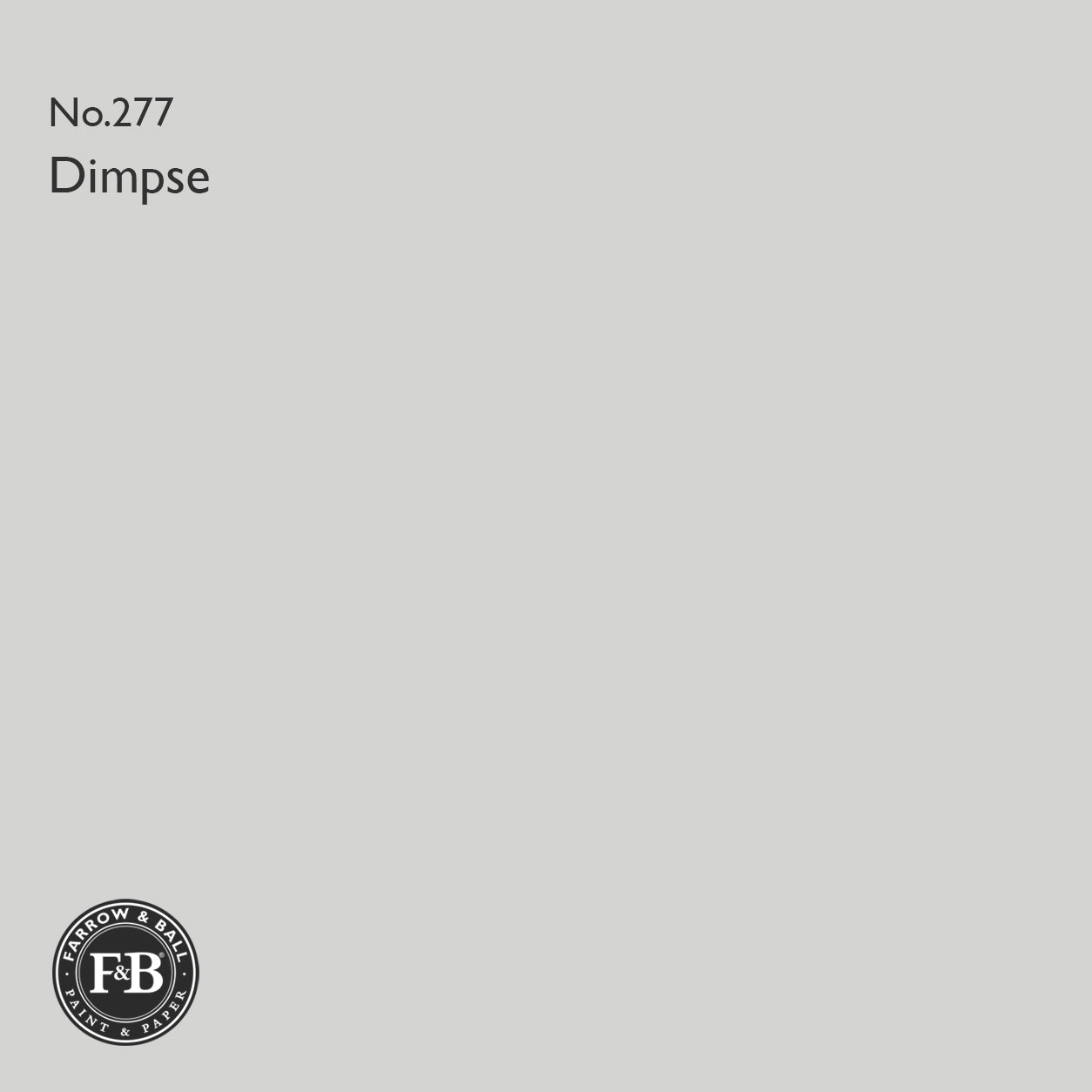 Farrow & Ball Dimpse No.277 paint colour swatch
