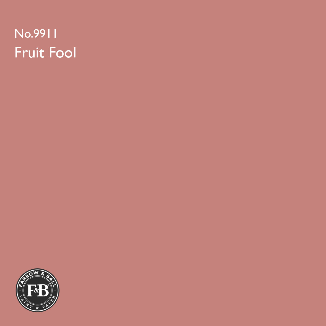 Farrow & Ball Fruit Fool No.9911 Estate Emulsion paint colour sample