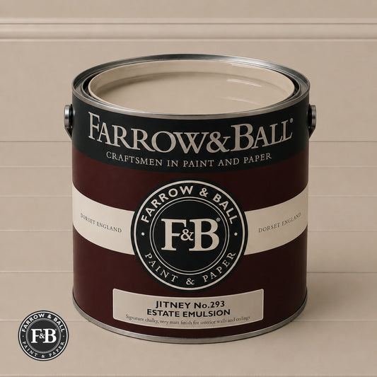 Farrow & Ball Jitney No.293 paint colour in open paint tin