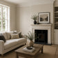Farrow & Ball Joa's White No.226 living room with warm neutral walls and classic interior styling.