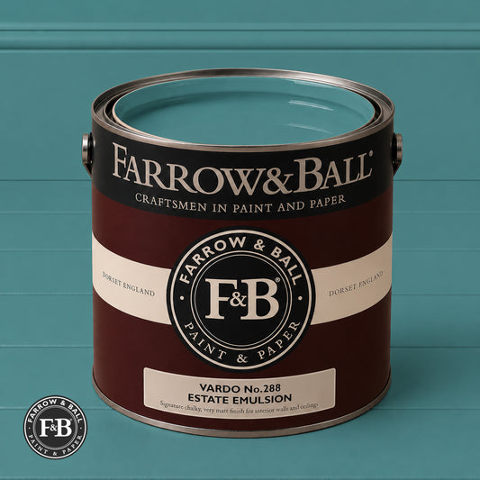Farrow & Ball Vardo No.288 paint colour in open paint tin