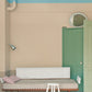 Room painted in Farrow & Ball Oxford Stone No.264